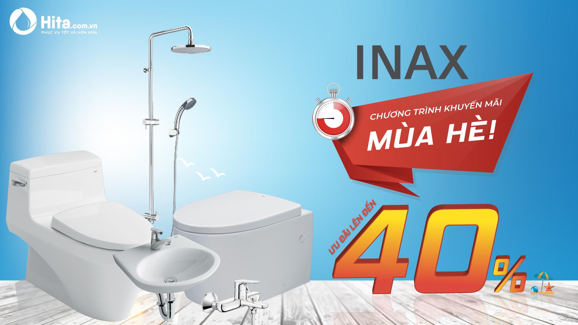 Khuyến mãi INAX lên đến 40% - Chỉ trong mùa hè này!