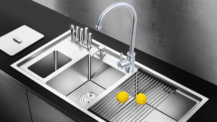 Hướng dẫn phân loại bồn rửa chén loại lớn inox