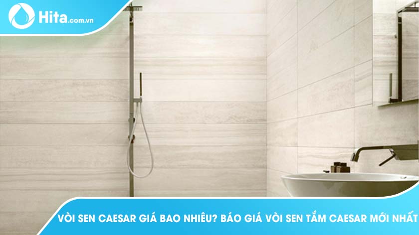 Vòi sen Caesar giá bao nhiêu? Báo giá vòi sen tắm Caesar mới nhất