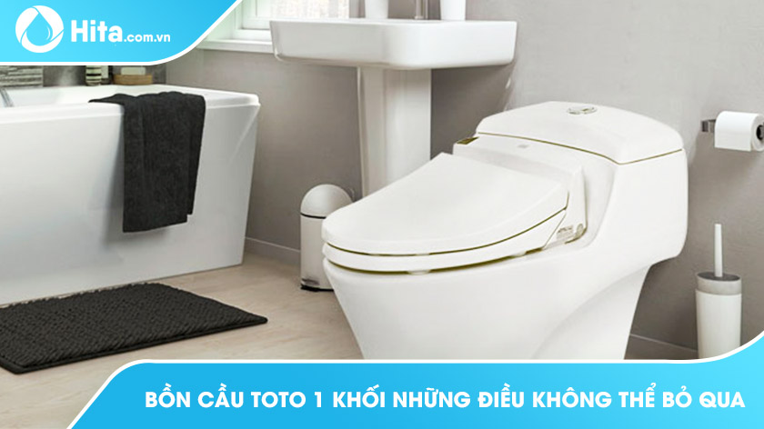 Tổng quan về bồn cầu TOTO liền 1 khối - Ưu nhược điểm?