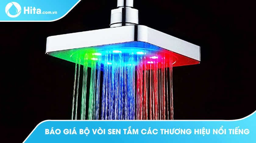 Báo Giá Bộ Vòi Sen Tắm Các Thương Hiệu Nổi Tiếng