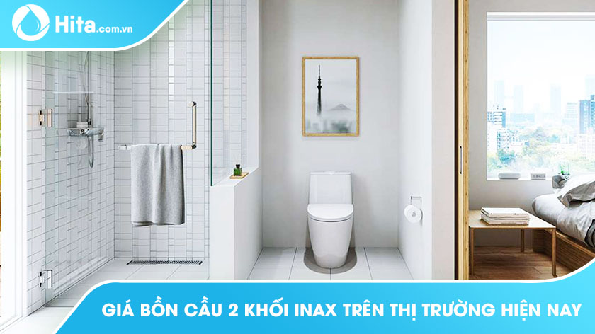 Giá bồn cầu 2 khối inax trên thị trường hiện nay