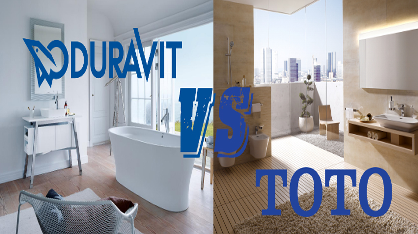 So sánh bồn cầu Duravit và TOTO trên thị trường thiết bị vệ sinh hiện nay