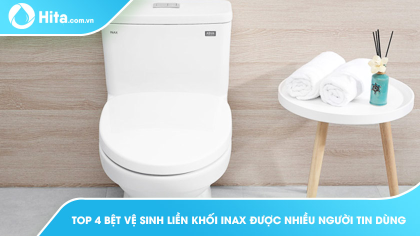 Top 4 bệt vệ sinh liền khối inax được nhiều người tin dùng