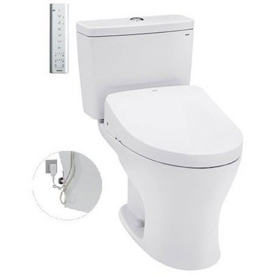 Bồn cầu 2 khối nắp rửa điện tử S7 TOTO CS735DW11