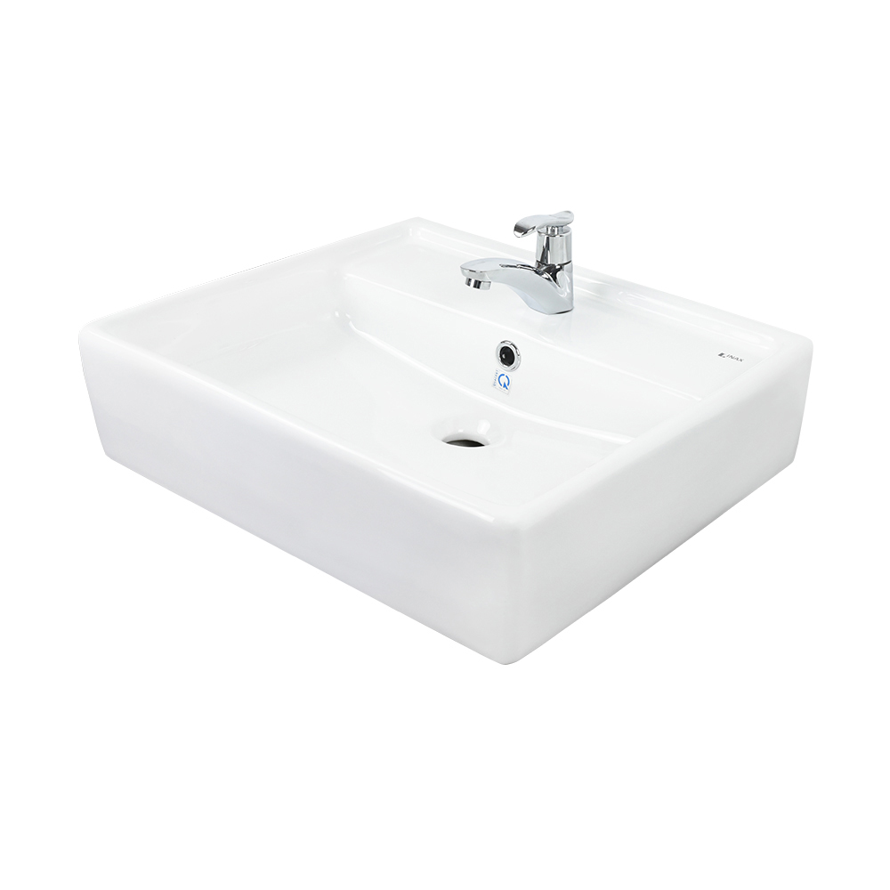 Chậu rửa Lavabo INAX đặt bàn L-293VEC (loại 3 lỗ)