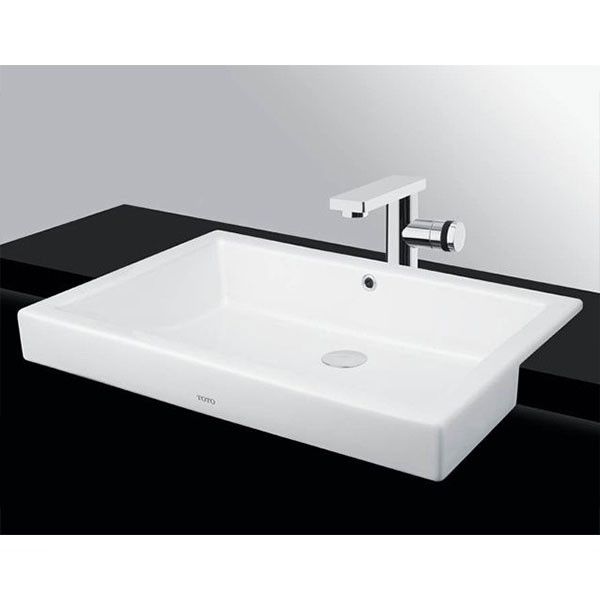 Chậu rửa lavabo bán âm bàn TOTO LW646JW/F