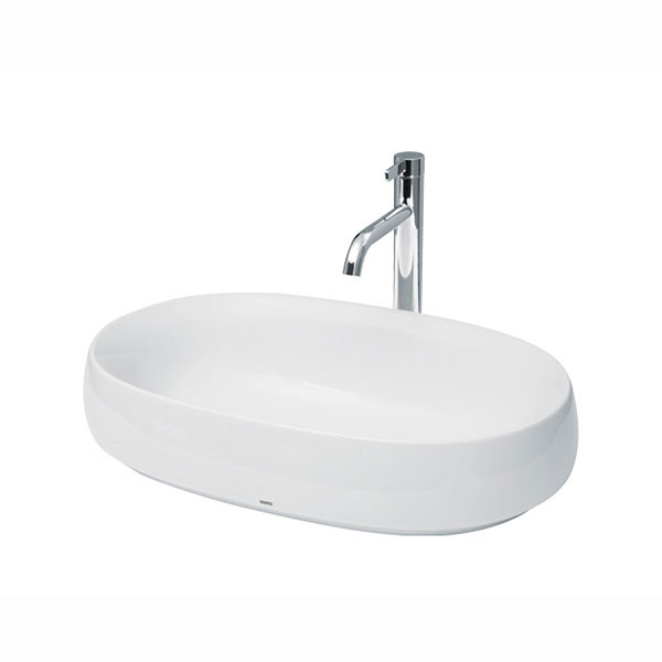 Chậu rửa lavabo đặt bàn TOTO trắng bóng PJS05WE#GW