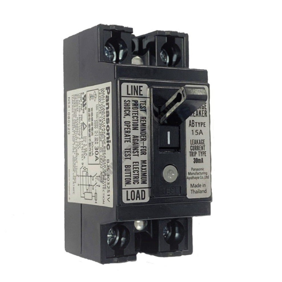 Cầu dao đóng cắt tự động ELCB 15A-30A Panasonic