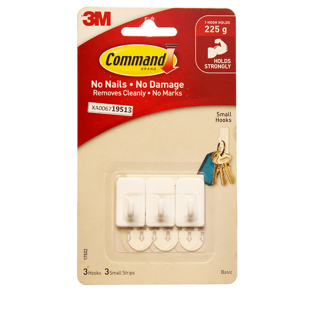 Móc dán tường 225g vỉ 3 Command-3M XA006719513